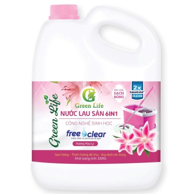 Nước lau sàn hương Ly Ly can 3,6L