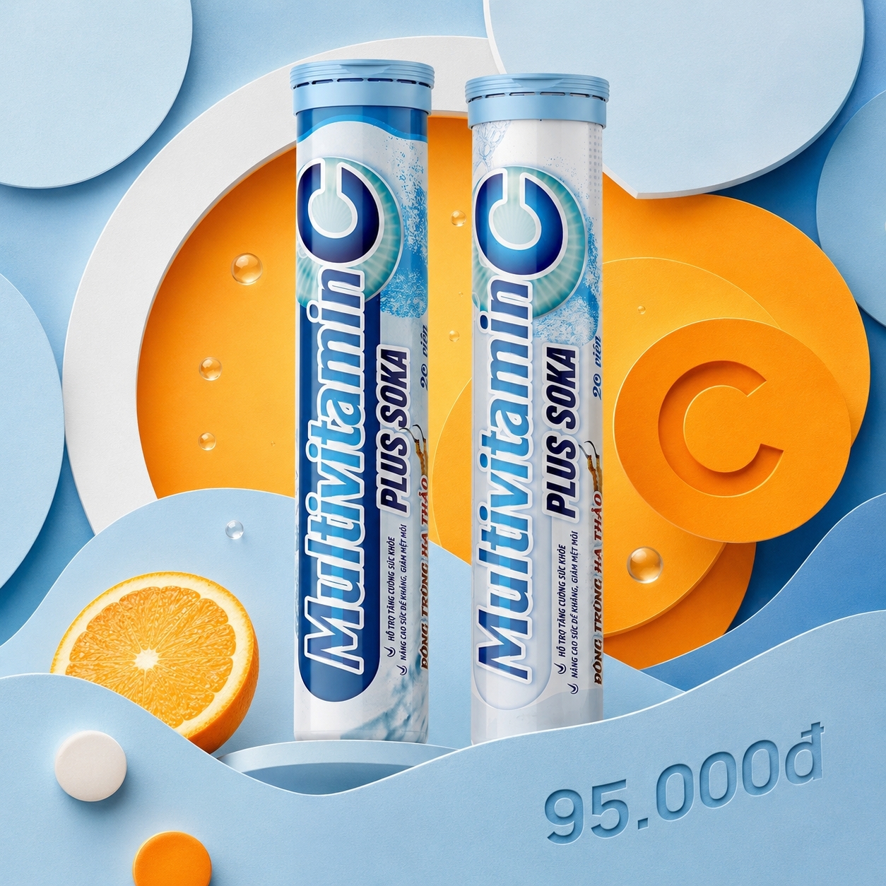 Multivitamin C Plus Soka (Đông Trùng Hạ Thảo)