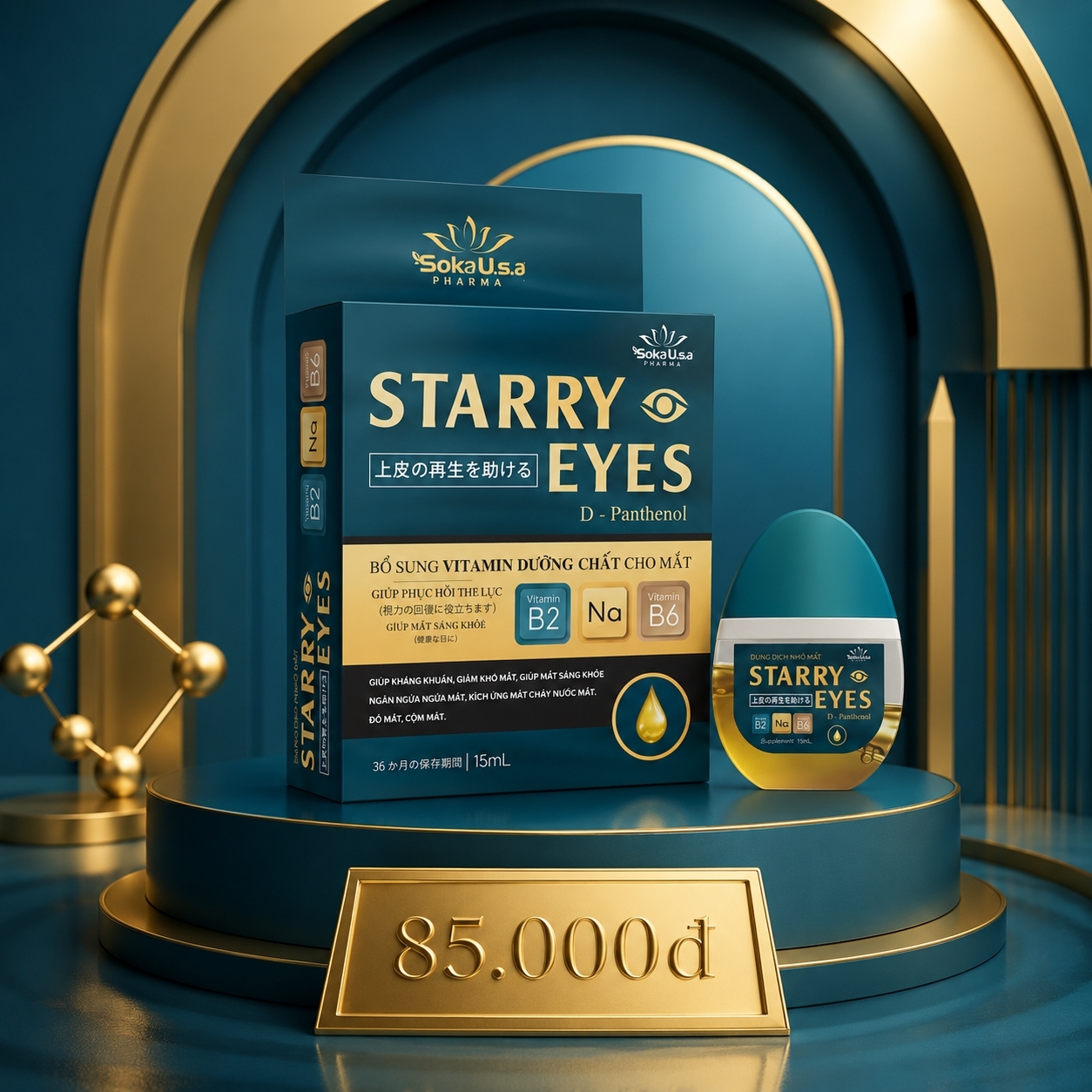 Dung dịch nhỏ mắt Starry Eyes (D-Panthenol)